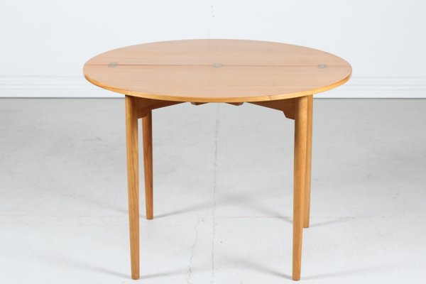 Cherrywood Card Table by Hans J. Wegner for Fritz Hansen A/S, Denmark, 1968-QQ-1419355