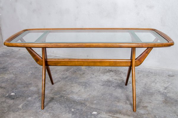 Cherrywood Coffee Table by Cesare Lacca for Cassina, 1960s-QVY-1100844