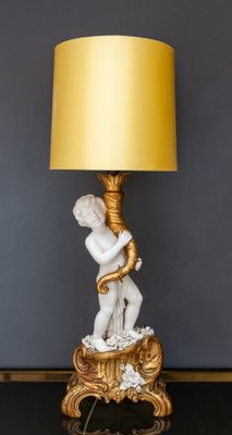 Cherub Floor Lamp from Capodimonte, 1967-GCG-639244