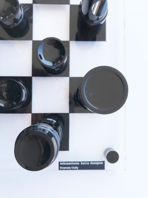 Chessboard in Acrylic Glass by Felice Antonio Botta, 1970-OLY-1240251