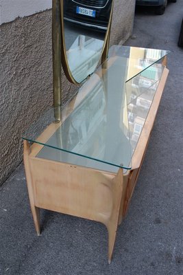 Chest of Drawers in Maple and Brass by Silvio Cavatorta, Italy, 1950s-EH-1058655