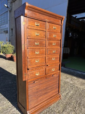 Chest of Drawers in Oak by Antoni Ferretti, 1890s-LAM-1766088