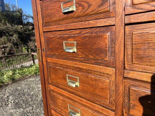 Chest of Drawers in Oak by Antoni Ferretti, 1890s-LAM-1766088