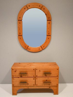 Chest of Drawers in Solid Pine, Sweden 1970s-OGU-1080213