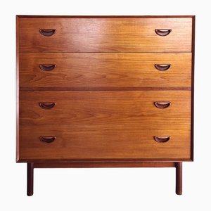 Chest of Drawers in Teak by Peter Hvidt & Orla Mølgaard-Nielsen for Søborg Møbelfabrik, 1950s-PRS-1133837