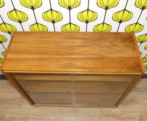 Chest of Drawers in Walnut and Glass, 1960s-AFE-1772402