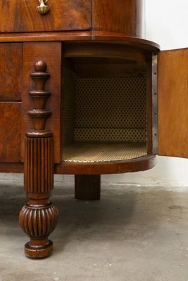 Chest of Drawers in Walnut Root, 1930s-WUN-2032054