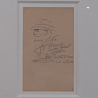 Chester Gould, Dick Tracy, 1987, Pencil on Paper, Framed-TCS-1156337