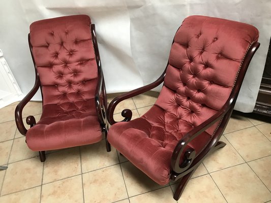 Chesterfield Armchairs, 1970s, Set of 2-WQQ-1239136