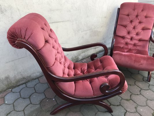 Chesterfield Armchairs, 1970s, Set of 2-WQQ-1239136