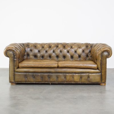 Chesterfield Sofa in Leather-HPP-2033004