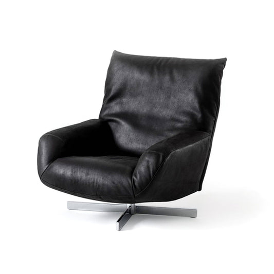 CHIARA - Swivel armchair with armrests (Category - Cat.S) by edra
