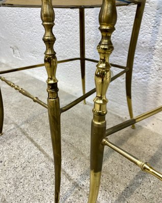 Chiavari Brass Dining Chair, 1970s-ZFK-2041323