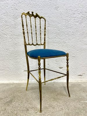 Chiavari Brass Dining Chair, 1970s-ZFK-2041323