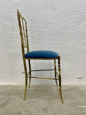 Chiavari Brass Dining Chair, 1970s-ZFK-2041323