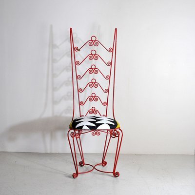 Chiavari Style Iron Outdoor Chair, 1960s-JQO-883500