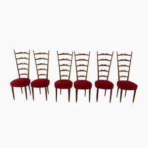 Chiavarina Chairs, 1960s, Set of 6-IJR-1075221