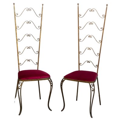 Chiavarine Chairs attributed to Pierluigi Colli, 1960, Set of 2-CGZ-1789626