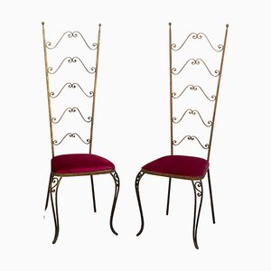 Chiavarine Chairs attributed to Pierluigi Colli, 1960, Set of 2-CGZ-1789626