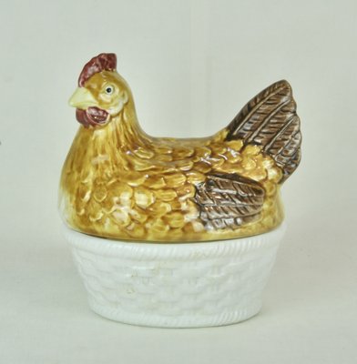 Chicken-Shaped Egg Cup with White Base, 1970s-ROJ-2041184