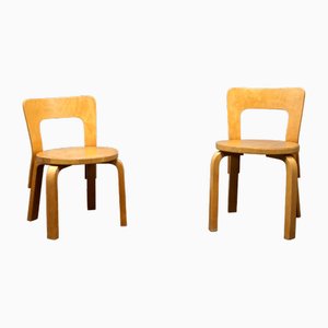 Children's Chairs by Alvar Aalto for Artek, 1960s, Set of 2-CIP-1743100