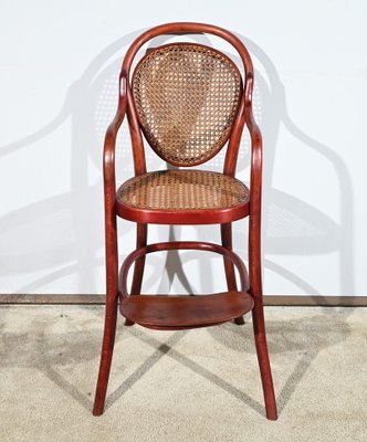 Children's High Chair in Beech by Michael Thonet for Thonet, 1890s-RVK-1771157