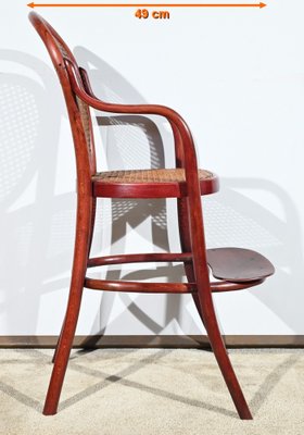 Children's High Chair in Beech by Michael Thonet for Thonet, 1890s-RVK-1771157