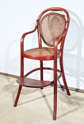 Children's High Chair in Beech by Michael Thonet for Thonet, 1890s-RVK-1771157