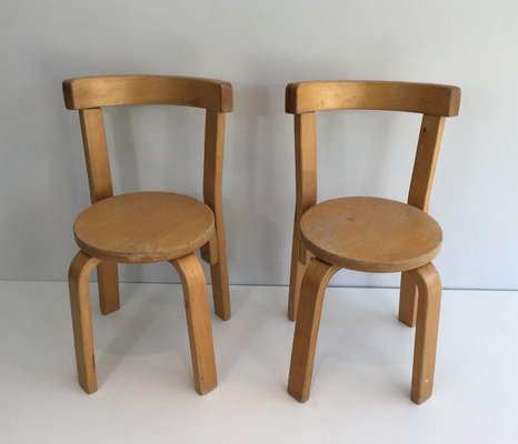 Childrens Chairs, 1970s, Set of 3-BA-697563