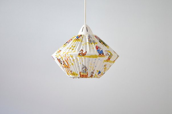 Childrens Room Ceiling Lamp with Walt Disney Decoration, 1950s-OV-628217