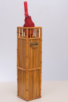 Chinese Bamboo Umbrella Stand, 1960s-GCG-1141013