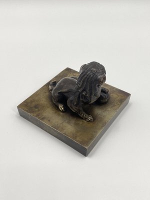 Chinese Bronze Figure of a Foo Dog, 1920s-CZ-1806331