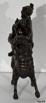 Chinese Bronze Figure with Foo Dog, Early 1900s-RVK-1422641