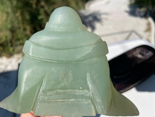 Chinese Carved Jade Figure of Laughing Buddha, Budai, 1900s-UR-1320851