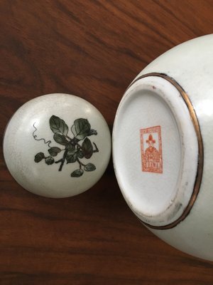 Chinese Container with Lid, 1930s, Set of 2-WQQ-845120