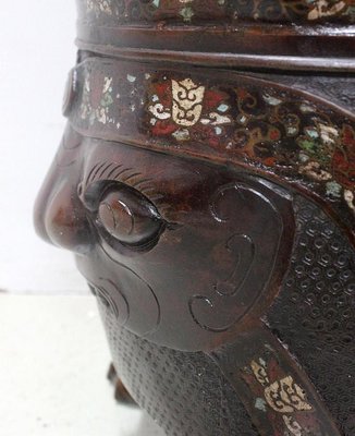 Chinese Copper Cloisonné Vase, Late 19th Century-RVK-849483