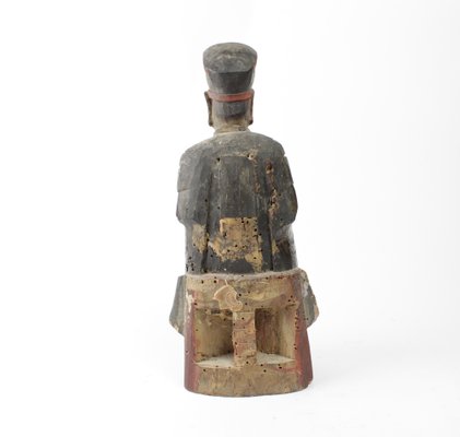 Chinese Figure of Learned Man, 17th or 18th Century-HYQ-1763347