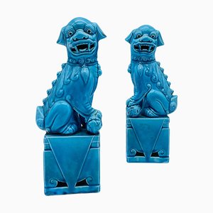 Chinese Fu Dog Incense Holders, 20th Century, Set of 2-FLW-1767318