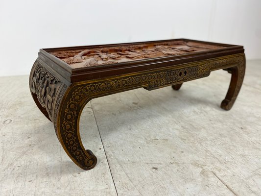 Chinese Hand-Carved Coffee Table, 1930s-DE-872710