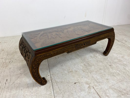 Chinese Hand-Carved Coffee Table, 1930s-DE-872710