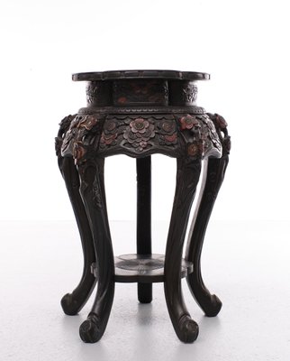 Chinese Hand-Carved Side Table, 1920s-1930s-GCG-1377239