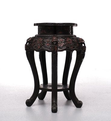 Chinese Hand-Carved Side Table, 1920s-1930s-GCG-1377239