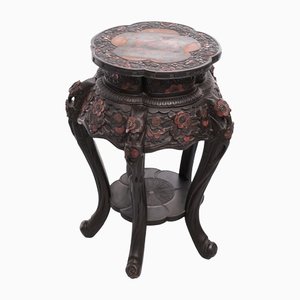 Chinese Hand-Carved Side Table, 1920s-1930s-GCG-1377239