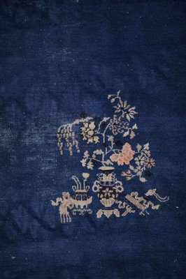 Chinese Indigo Blue Peking Rug, 1920-MBH-1032397