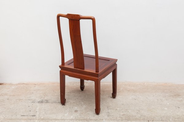 Chinese Ming Style Dining Chairs, 1970s, Set of 6-KL-773080