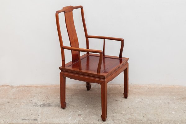 Chinese Ming Style Dining Chairs, 1970s, Set of 6-KL-773080