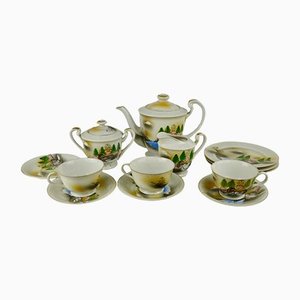 Chinese Motif Coffee Set, Set of 13-ROJ-1174431