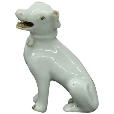 Chinese Porcelain Sitting Dog, Dehua, Qing Dynasty, Kangxi Era-UCH-1224684