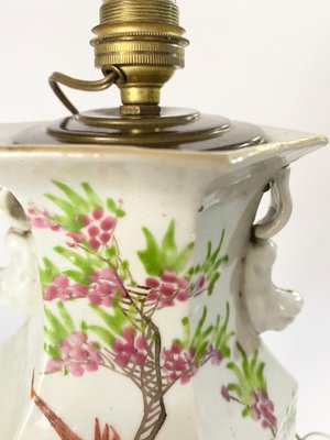 Chinese Porcelain Vase Shapee Table Lamp, China, 1880s-UR-1425698