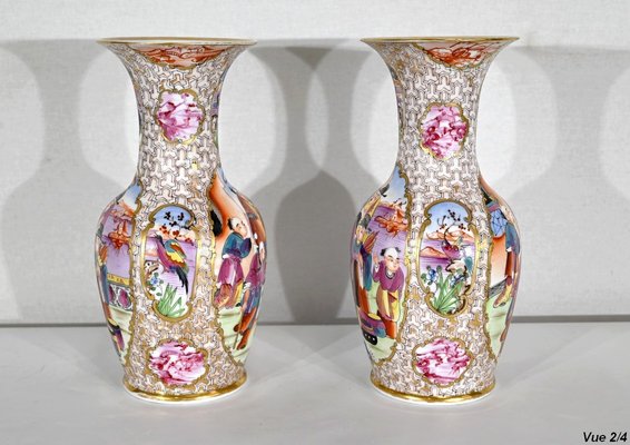 Chinese Porcelain Vases, 1890s, Set of 2-RVK-1395805